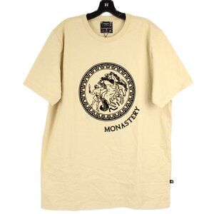 Tan and Black Short Sleeve Tee with Mohave Graphic